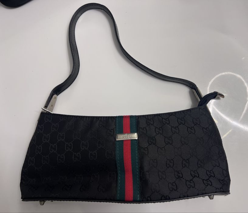 Czarna mała torebka klasyczna torba