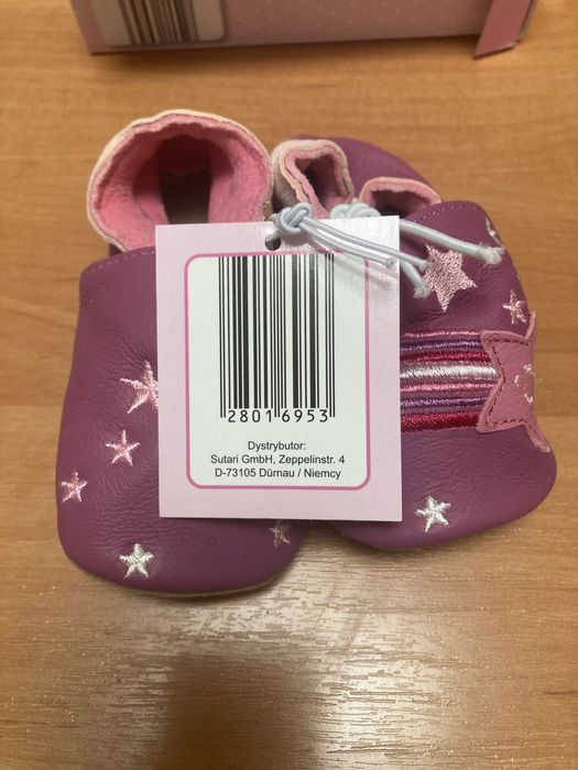 Walkx baby kabcie buciki 6-12msc nowe na prezent