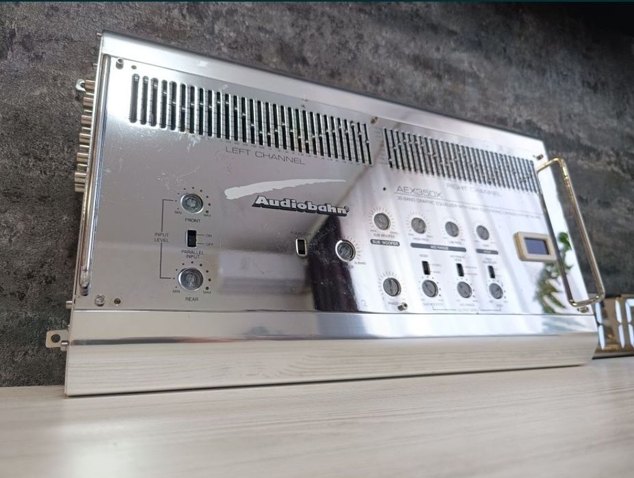 Редкий Audiobahn AEX350x Кросовер-эквалайзер focal,hertz,helix,audison