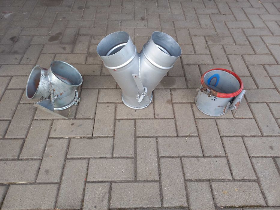 Rury do dmuchawy do zboża NEUERO, TORNADO, rury giętkie, rozdzielnik, kolana