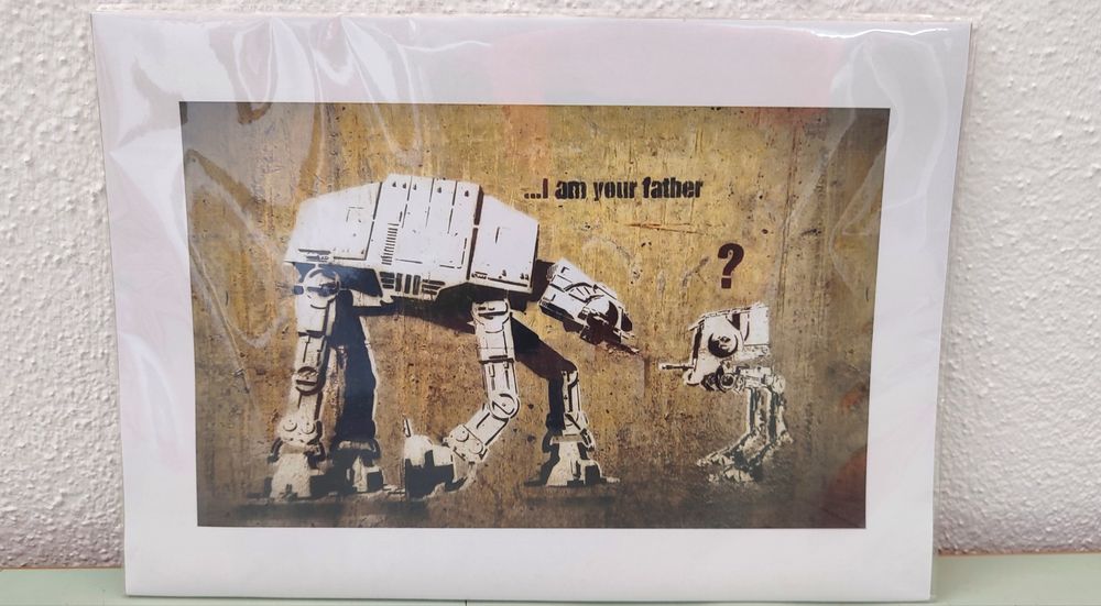 Poster Star Wars street art