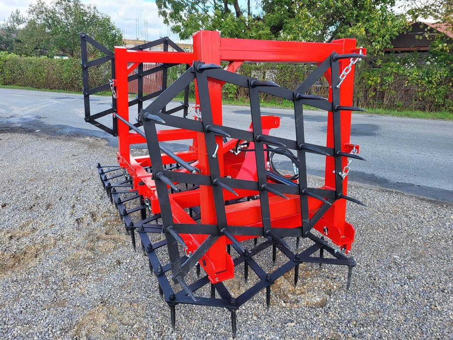 BRONY HYDRAULICZNIE składane ciężkie 5-pól /2-siłowniki/ząb 20 agregat