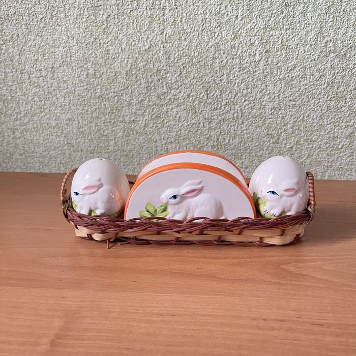 Набір для спецій, салфетниця кераміка солянка