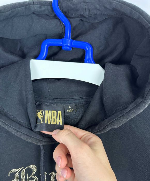 Bluza męska NBA Chicago BULLS boxy hoodie kaptur r. L