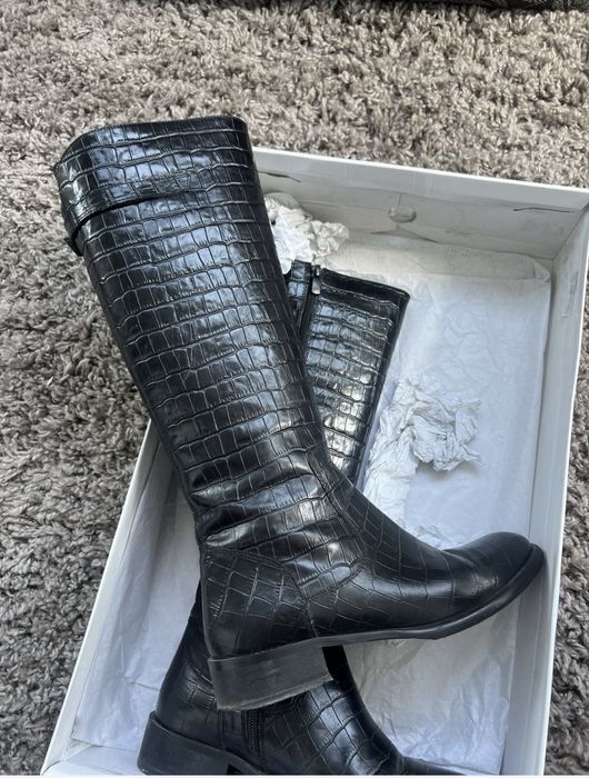 Сапоги Giardini кожанные