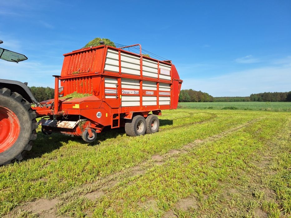 Przyczepa samozbierająca Kemper gt 12000, pottinger europrofi