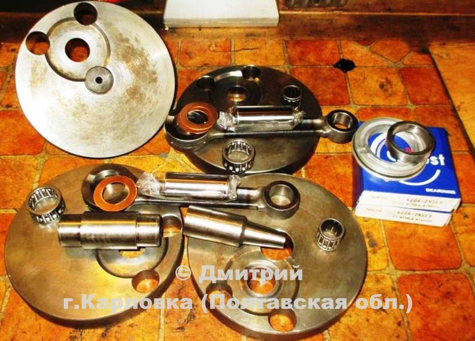 Ремонт, Перепресовка, Реставрация коленвала JAWA,ЯВА, ЧЕЗЕТ, ИЖ, МИНСК