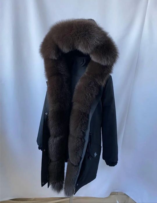 Продам парку мех песец