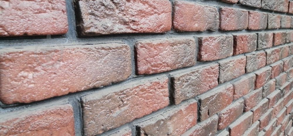 Плитка бетонна пряма Саватекс Декор Цегла клінкерна червона 0,6 кв.м