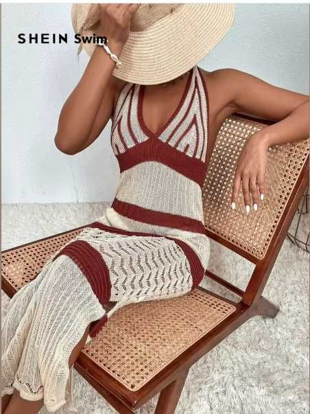 Vestido Rendilhado Shein