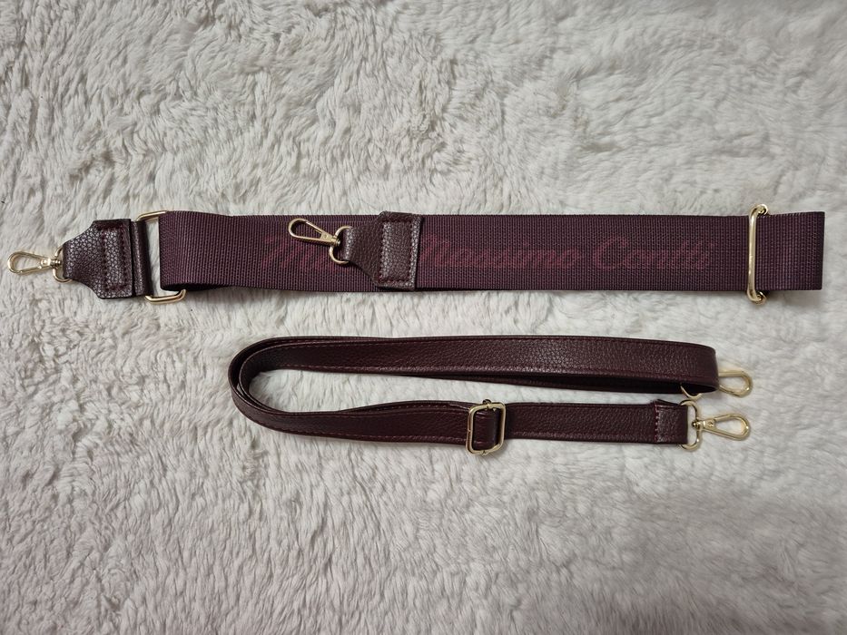 Piękna bordowa torebka Massimo Contti