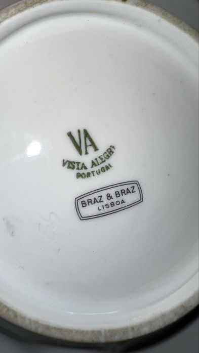 Vista Alegre cinzeiro publicitario