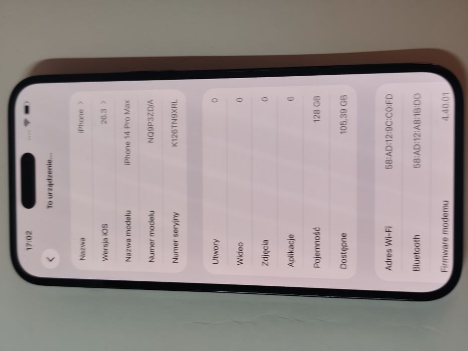 iPhone 14 pro max 128gb bateria 100%