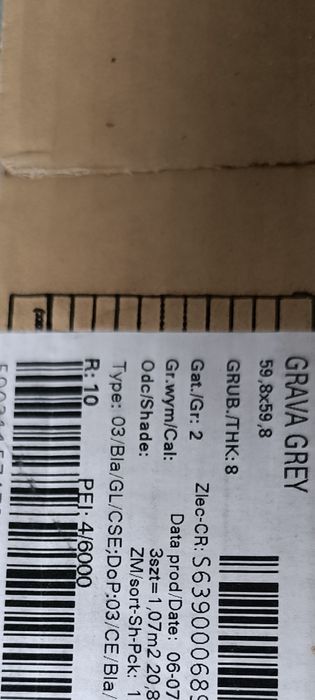 Gres  grava grey  25 PLN/m 2  Opoczno
