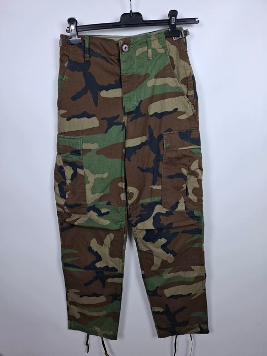 Komplet wojskowy Woodland M65 BDU spodnie kurtka US Army Medium Long