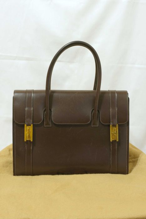 Hermès Drag leather handbag