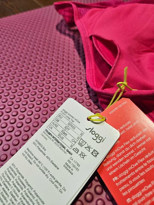 Biustonosz sportowy Sloggi S różowy