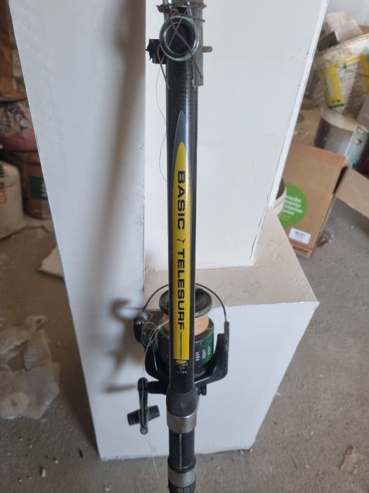 Cana pesca com carreto