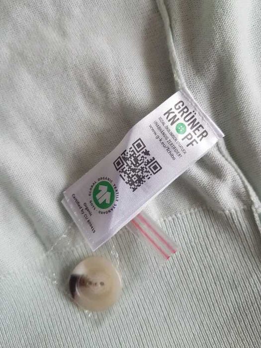 Sweter kardigan Essentials rozmiar L/XL 100% cotton nowy miętowy