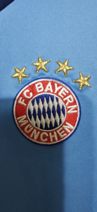 Koszulka t-shirt  BRAMKARSKA Bayern Monachium 2015/16 niebeiska numer