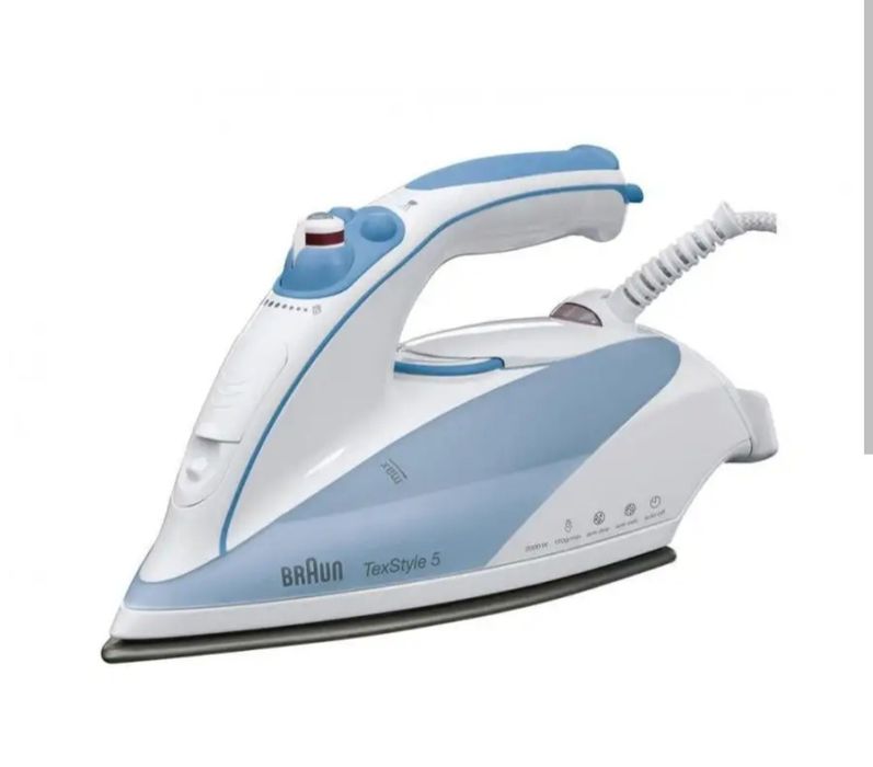 Утюг BraAun бело-голубой