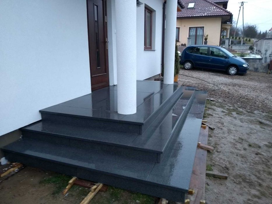 Schody tarasy balkony blaty kuchenne.granit marmur