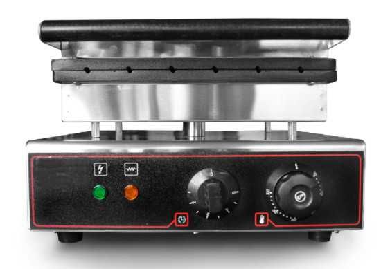 Gofrownica do gofrów na patyku CORN - DOG 6 sztuk gofrów