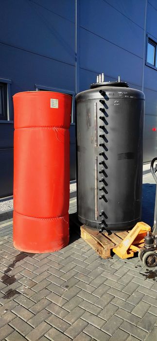 Bufor kombinowany 1000 L bojler CWU nierdzewka KSW 2 wężownice solar