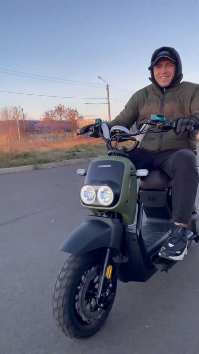 ЕЛЕКТРО СКУТЕР Crosser CR4 65 км/год 85 км+ 1200W Электро GR-AGM Green