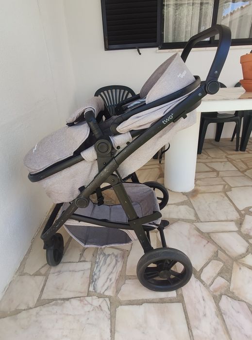 Carrinho bebé Asalvo Two+ conversível bege
