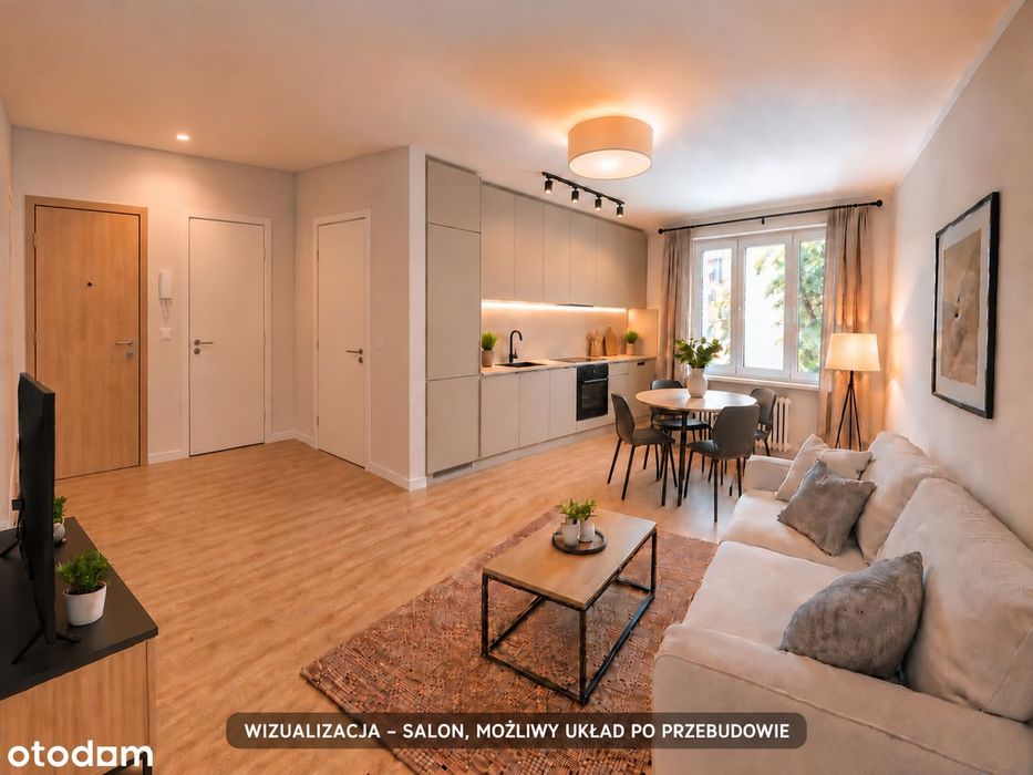 37,20 m² z możliwością 2 pokoi | Koziny | Kasprzaka 11
