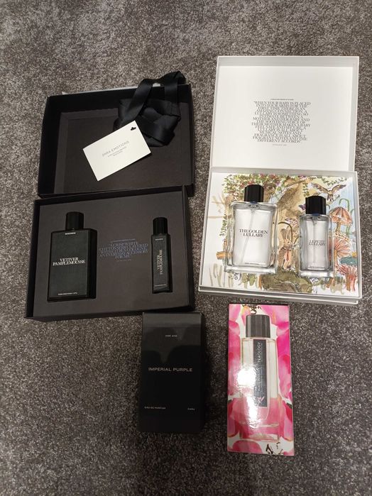 Flakony z resztkami perfum