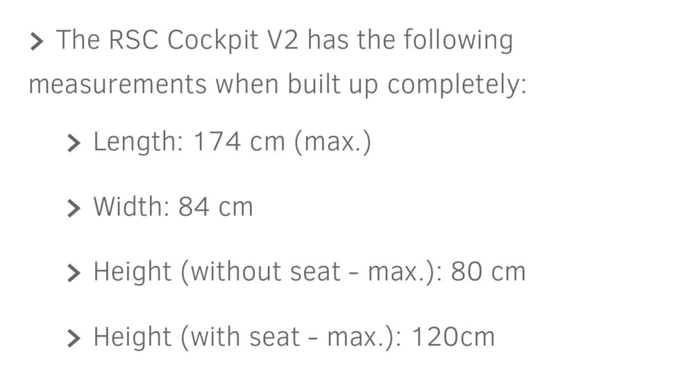 Fanatec Rennsport cockpit V2