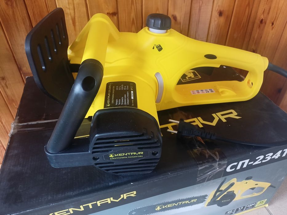 Електропила ланцюгова 2,3 кВт пила електрична цепная Kentavr