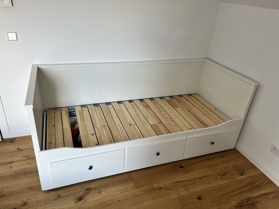 łóżko rozkładane hemnes + 2 materace