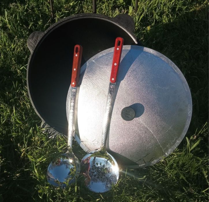 Шумовка для казана/‼️47см/ узбецький половник та шумівка / ополоник