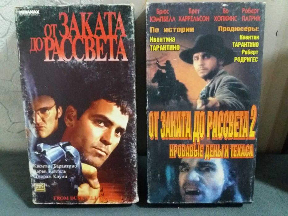 Видеокассеты с фильмами с популярными актерами Шварценеггер Сталлоне