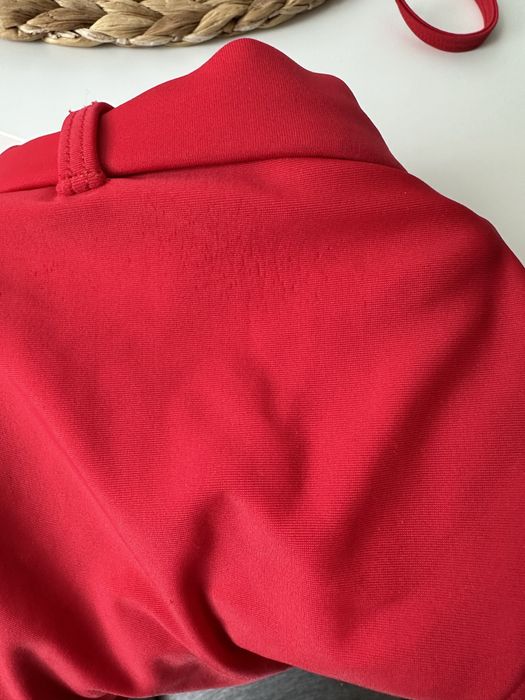 Strój kąpielowy czerwony bikini dwuczęściowe S