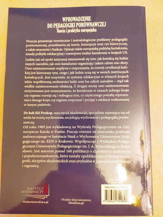 Wprowadzenie do pedagogiki porównawczej - Jiri Prokop