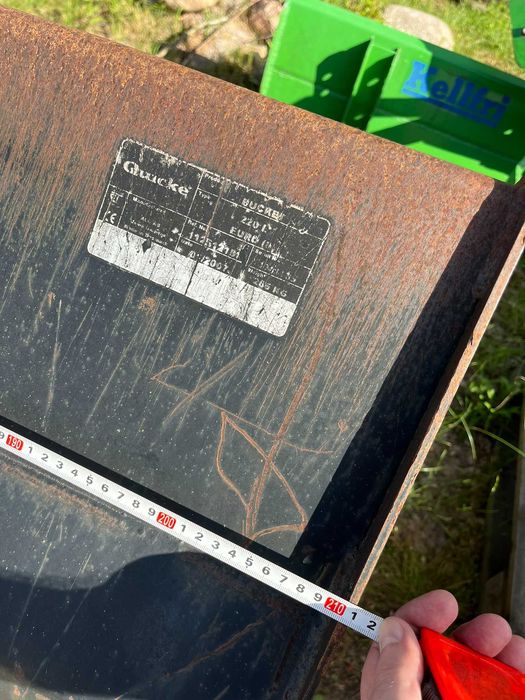 łyżka do ładowarki 210 cm uchwyt euro