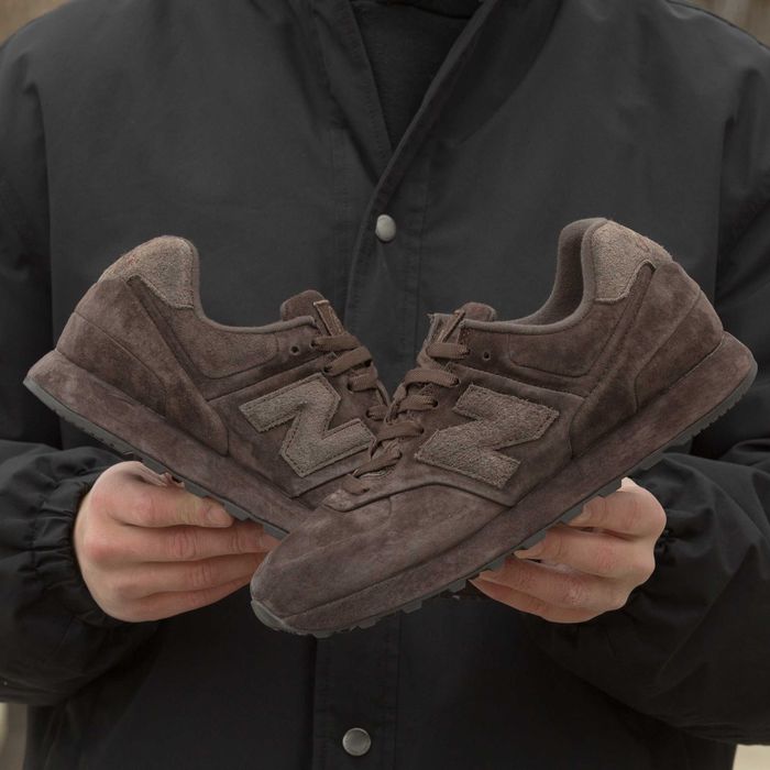 АКЦІЯ! New Balance 574  x  Stone Island Ghost Pack Dark Brown
