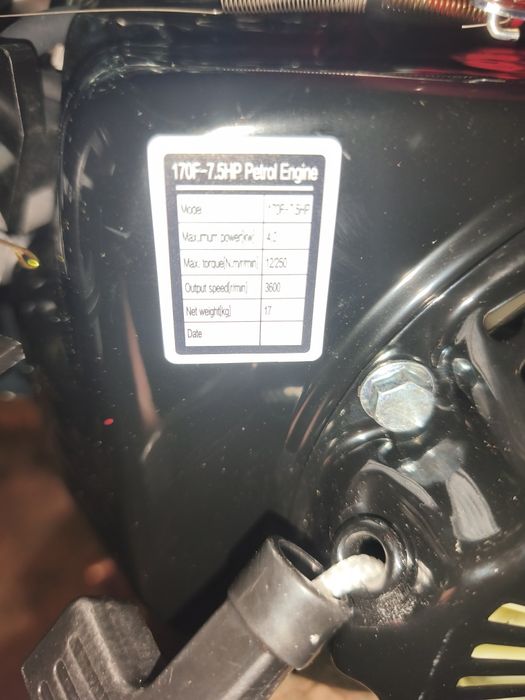 Motoenchada com reboque