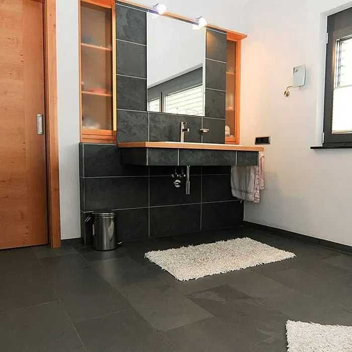 Płytki Łupek Panther Black naturalny 80x40x1,2 cm- podłoga ściany