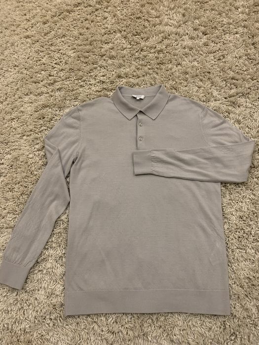 Поло с длинным рукавом ARNE (Британия), шерсть мериноса, р. L