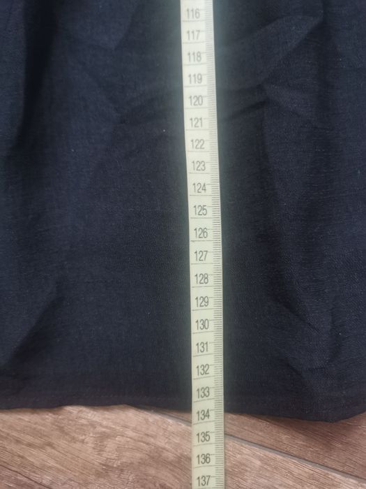 Sukienka czarna maxi 44 hiszpanka