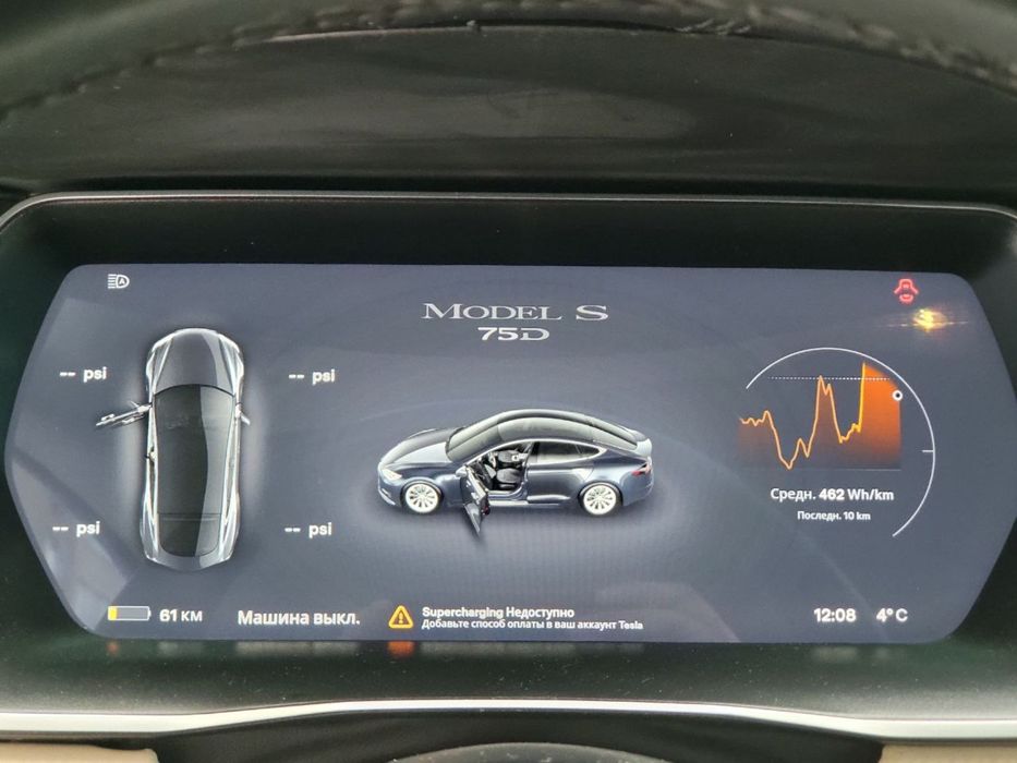 Tesla Model S 75D 2017p з Норвегії без ДТП