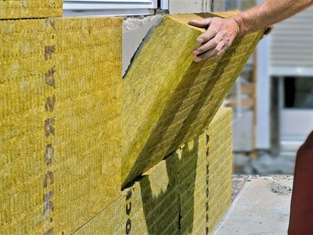 Мінвата фасадна Щільність 80–135 кг/м³