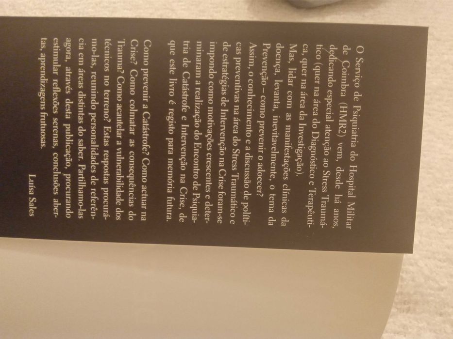 Livro técnico psiquiatria/psicologia A Psiquiatria de Catástrofe. Novo
