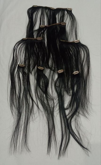 Трессы.Волос на заколках.Натуральный.8-шт.