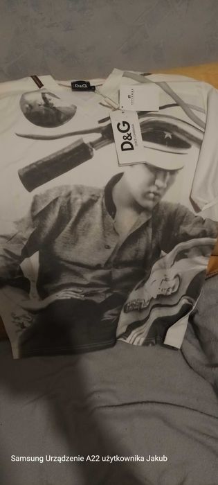 Koszulka Dolce Gabana xl Elvis Presley nowa z metka